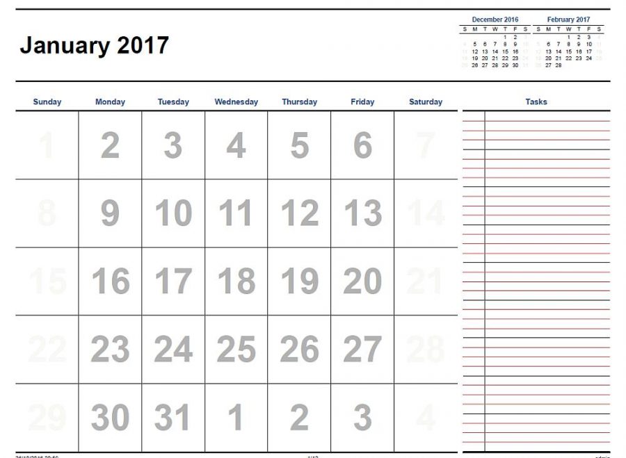 printable calendar 2017 home life weekly